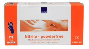 ABENA Luvas de Nitrilo Tamanho M 100 un.